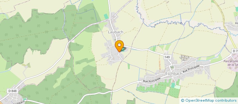 localisation de l'entreprise SCI RCP  LAUBACH