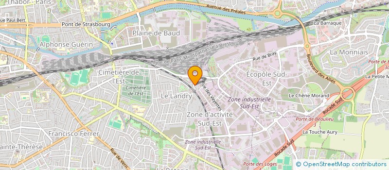 localisation de l'entreprise SCI RCPJ  RENNES