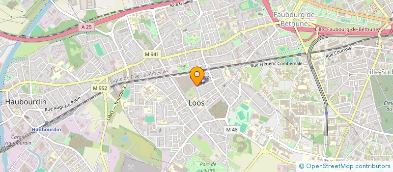 localisation de l'entreprise SCI RCPL  LOOS