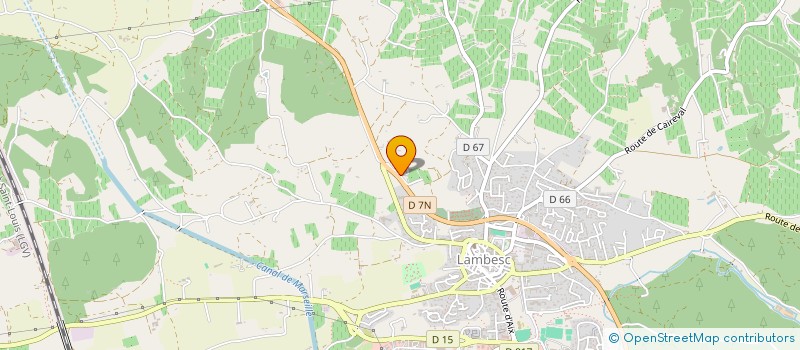 localisation de l'entreprise SCI RCPM  LAMBESC