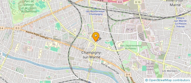 localisation de l'entreprise SCI RCQTN  CHAMPIGNY-SUR-MARNE