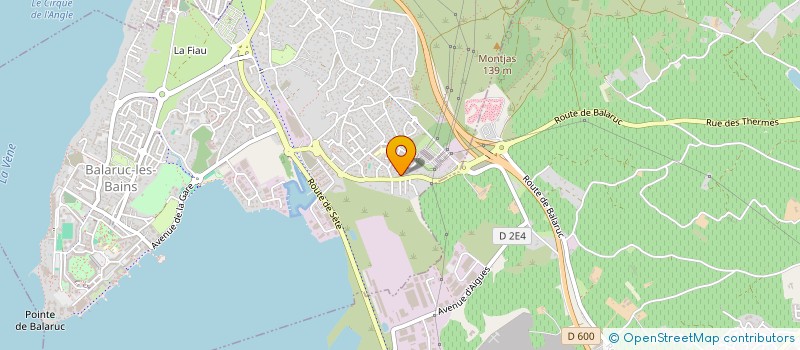 localisation de l'entreprise SCI RCT  BALARUC-LES-BAINS