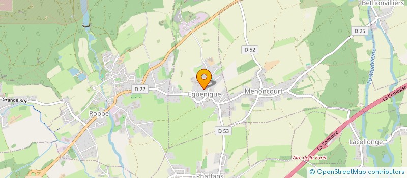 localisation de l'entreprise SCI RCTEL à EGUENIGUE