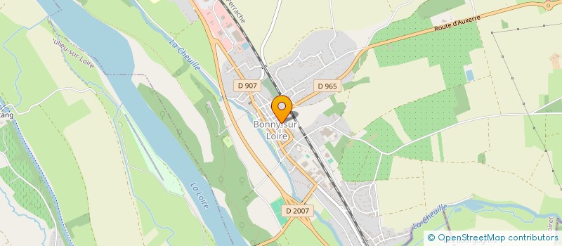 localisation de l'entreprise SCI RCTR à BONNY-SUR-LOIRE