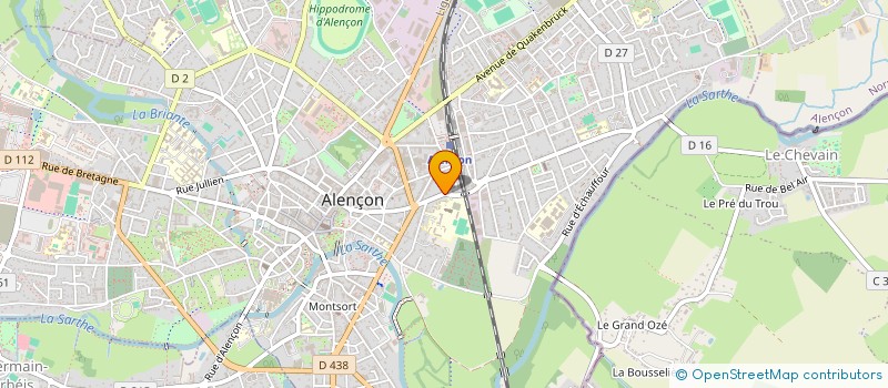 localisation de l'entreprise SCI RD à ALENCON
