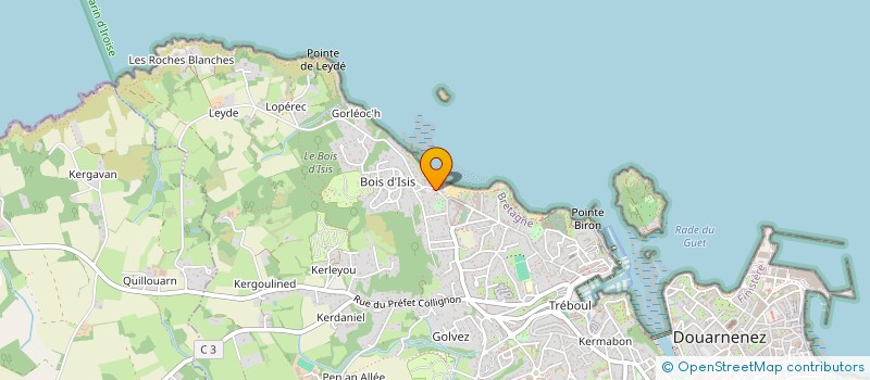 localisation de l'entreprise SCI RD  DOUARNENEZ