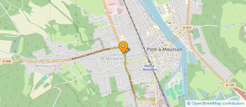 localisation de l'entreprise SCI RD  MAIDIERES