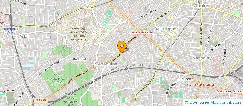 localisation de l'entreprise SCI RD  TALENCE