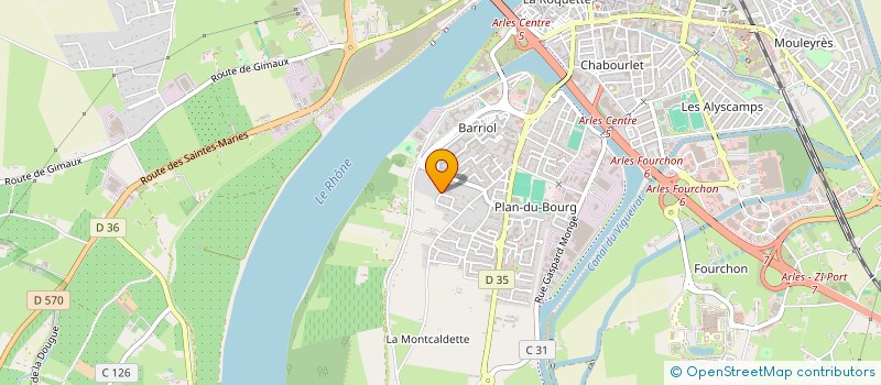 localisation de l'entreprise SCI RD à ARLES