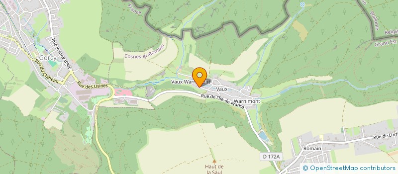 localisation de l'entreprise SCI RD'ALSACE  COSNES-ET-ROMAIN