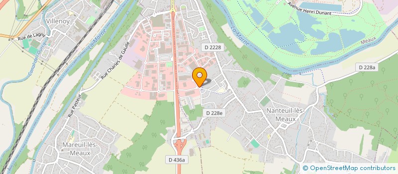 localisation de l'entreprise SCI RD IMMO  NANTEUIL-LES-MEAUX