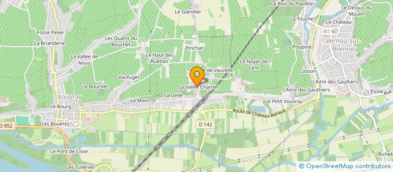 localisation de l'entreprise SCI RD-MG  VOUVRAY