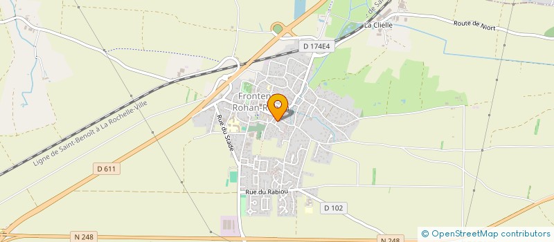 localisation de l'entreprise SCI RD RIYAD  FRONTENAY-ROHAN-ROHAN