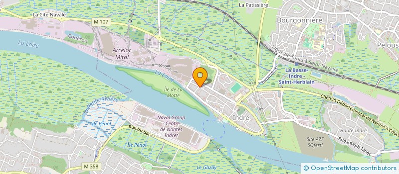 localisation de l'entreprise SCI RD2L-INVEST  INDRE