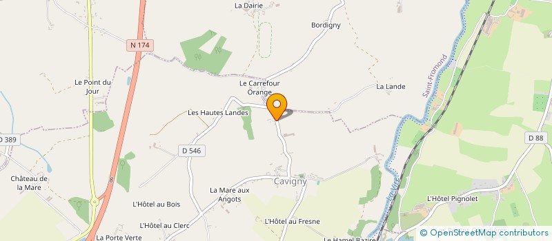 localisation de l'entreprise SCI RDB  SAINT-FROMOND