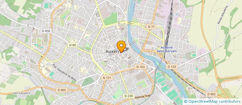 localisation de l'entreprise SCI RDC à AUXERRE