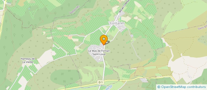 localisation de l'entreprise SCI RDG  FONTANES