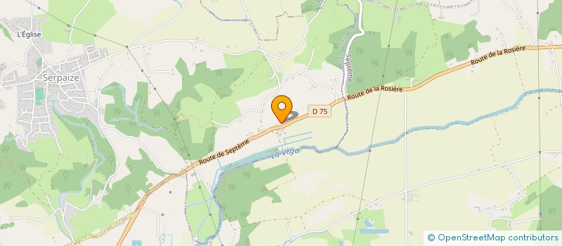 localisation de l'entreprise SCI RDG  SERPAIZE
