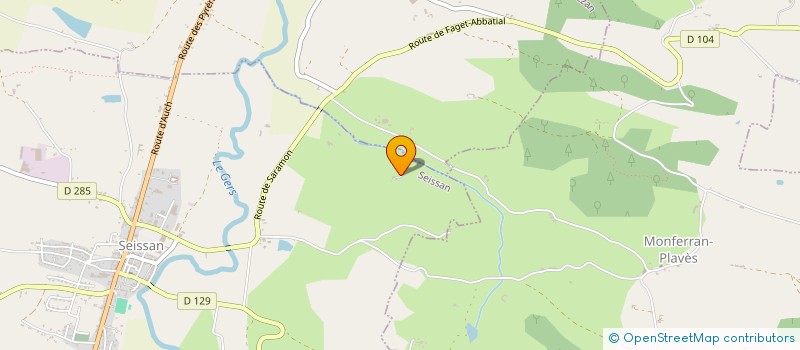 localisation de l'entreprise SCI RDH  ORNEZAN