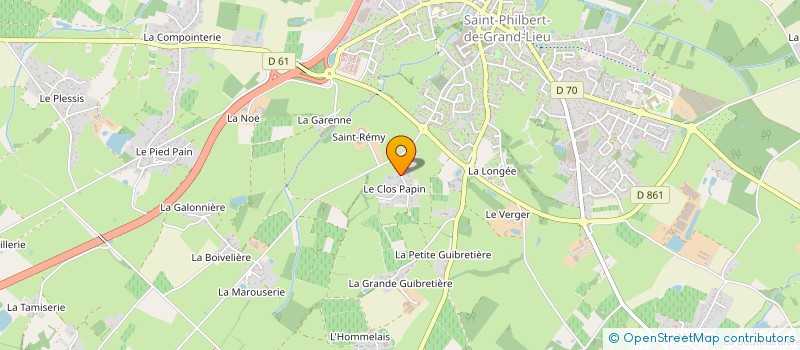 localisation de l'entreprise SCI RDJP  SAINT-PHILBERT-DE-GRAND-LIEU