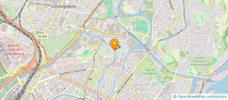 localisation de l'entreprise SCI RDK  STRASBOURG