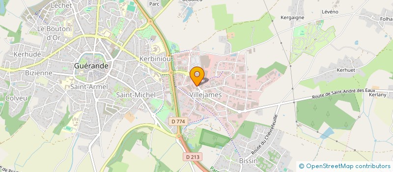 localisation de l'entreprise SCI RDL  GUERANDE