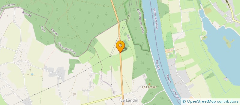 localisation de l'entreprise SCI RDLC  LE LANDIN