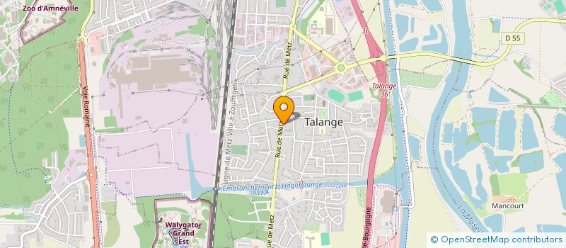 localisation de l'entreprise SCI RDM à TALANGE