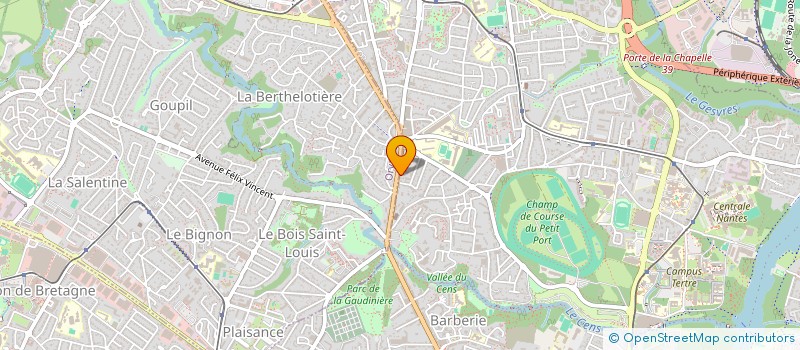 localisation de l'entreprise SCI RDM  NANTES