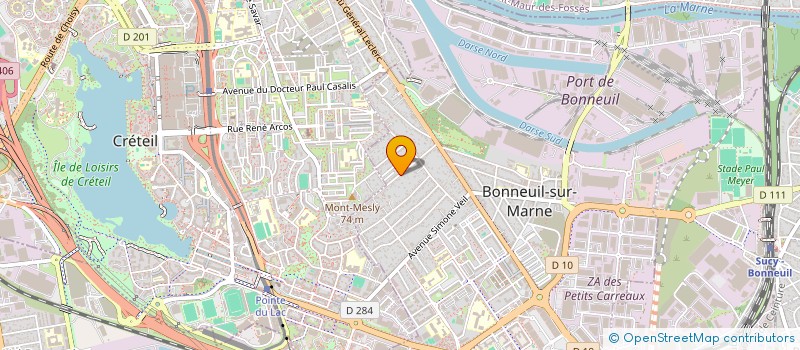 localisation de l'entreprise SCI RDM INVESTMENT à BONNEUIL-SUR-MARNE