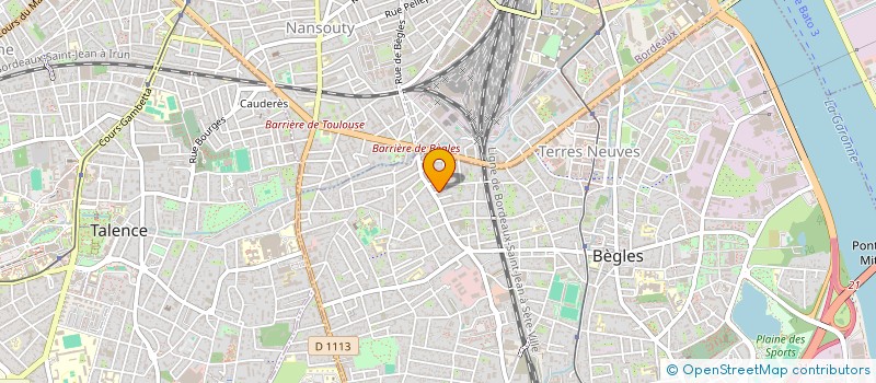 localisation de l'entreprise SCI RDMB à BEGLES