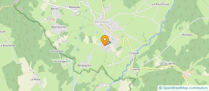 localisation de l'entreprise SCI RDMG  JONZIEUX