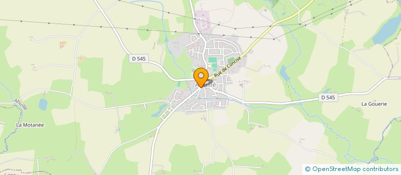 localisation de l'entreprise SCI RDMP  AHUILLE