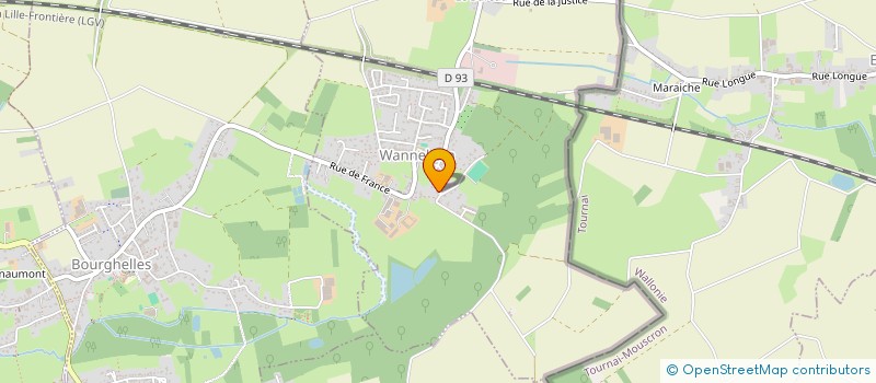 localisation de l'entreprise SCI RDMP  WANNEHAIN