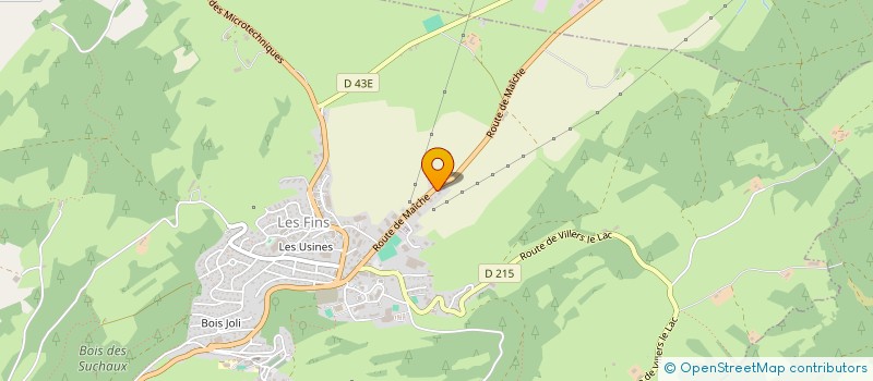 localisation de l'entreprise SCI RDP  LES FINS