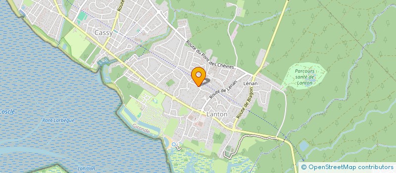 localisation de l'entreprise SCI RDR 17  LANTON