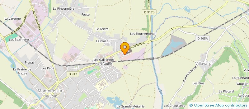 localisation de l'entreprise SCI RDS  MONTOIRE-SUR-LE-LOIR