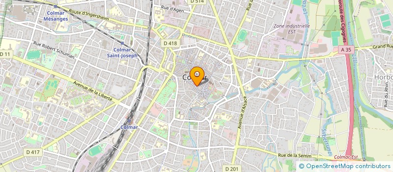 localisation de l'entreprise SCI RDS  COLMAR