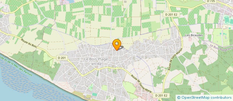 localisation de l'entreprise SCI RE-FRANAT  LE BOIS-PLAGE-EN-RE