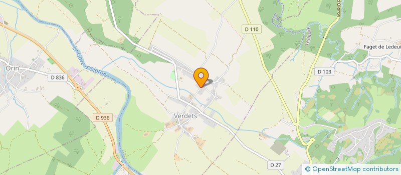 localisation de l'entreprise SCI RE07  VERDETS