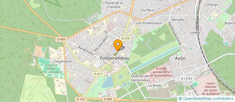 localisation de l'entreprise SCI REA à FONTAINEBLEAU