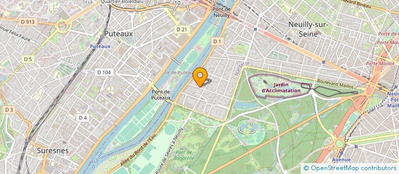 localisation de l'entreprise SCI REA à NEUILLY-SUR-SEINE