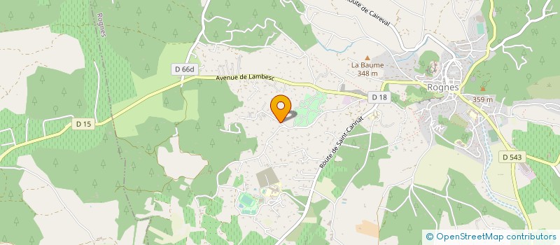 localisation de l'entreprise SCI REAB  ROGNES