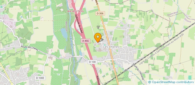 localisation de l'entreprise SCI REABUK  LES CHERES