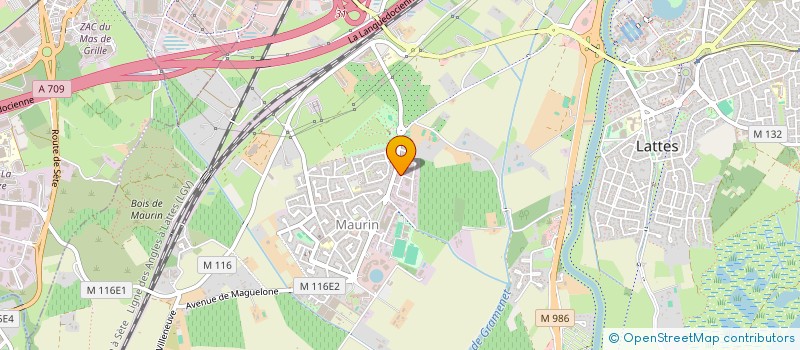 localisation de l'entreprise SCI READ à LATTES