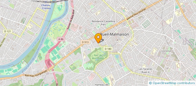 localisation de l'entreprise SCI REAH à RUEIL-MALMAISON