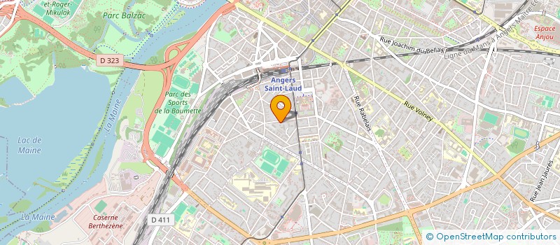 localisation de l'entreprise SCI REAL à ANGERS