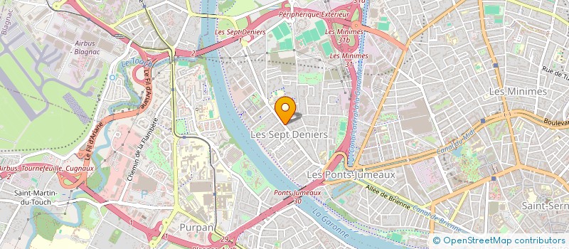 localisation de l'entreprise SCI REAL à TOULOUSE