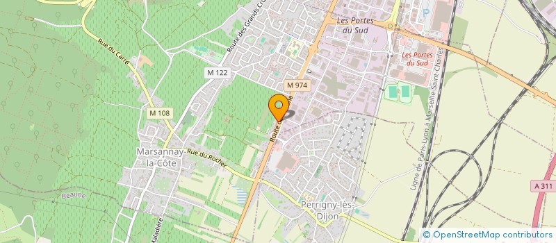 localisation de l'entreprise SCI REAL à MARSANNAY-LA-COTE