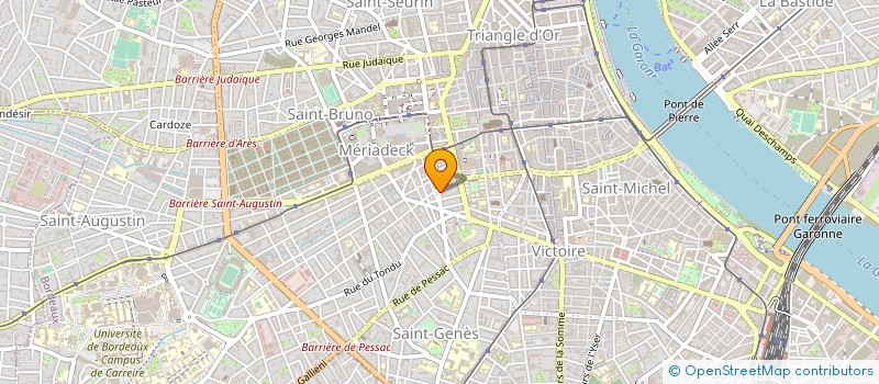 localisation de l'entreprise SCI REAL à BORDEAUX